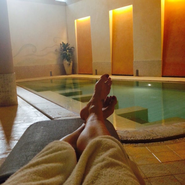 Photo taken at Hotel Caesius Terme &amp; Spa Resort by Gloria F. on 3/11/2015