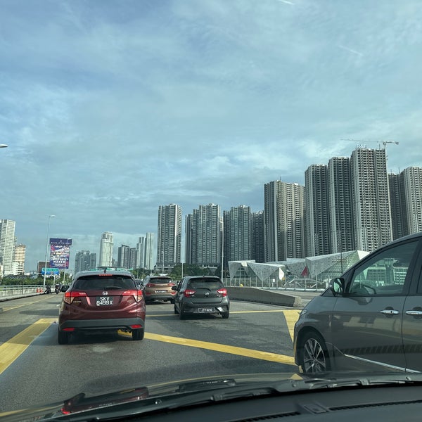 JohorSingapore Causeway Bridge in Johor Bahru