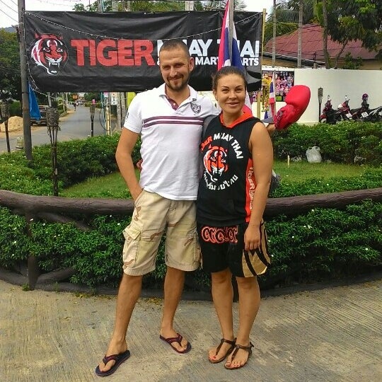5/31/2015 tarihinde Дмитрий К.ziyaretçi tarafından Tiger Muay Thai &amp; MMA Training Center'de çekilen fotoğraf