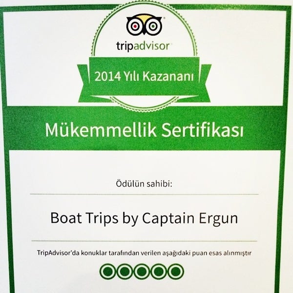 6/21/2014 tarihinde Ergun D.ziyaretçi tarafından BOAT TRIPS BY CAPTAIN ERGUN'de çekilen fotoğraf