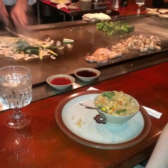 Photo taken at Kobe Steaks Japanese Restaurant by Kevin on 6/20/2013