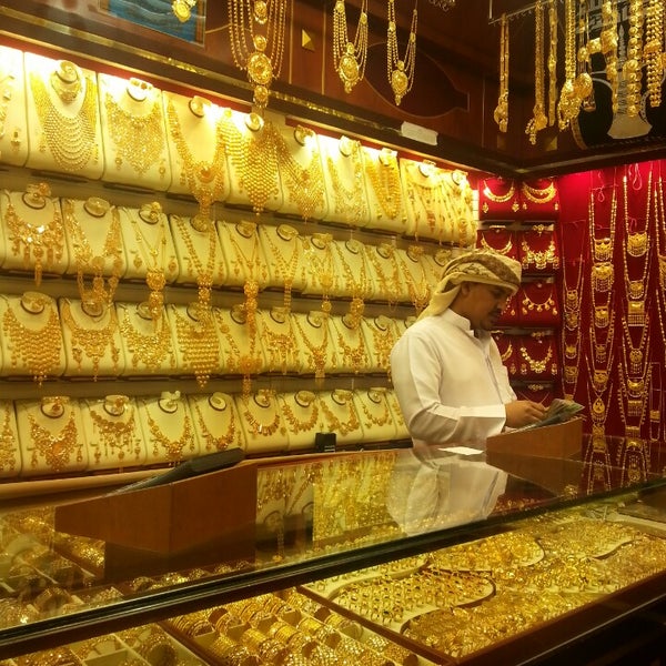 Photo taken at Sharjah Gold Souk (Central Market) by Faranak M. on 7/25/2014