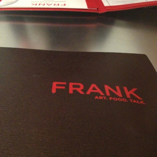 Photo taken at FRANK Restaurant by Rob B. on 1/25/2013