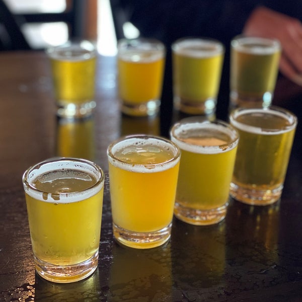 Photo taken at Half Moon Bay Brewing Company by Anna G. on 4/22/2021