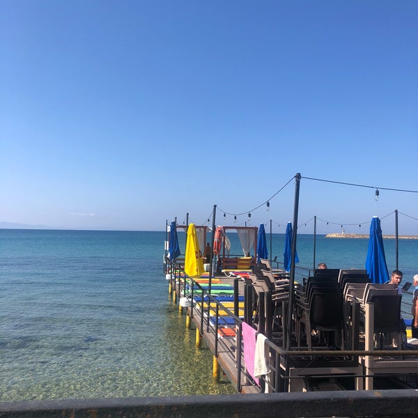 Photo taken at Doğa Beach by Ilknur O. on 7/28/2019