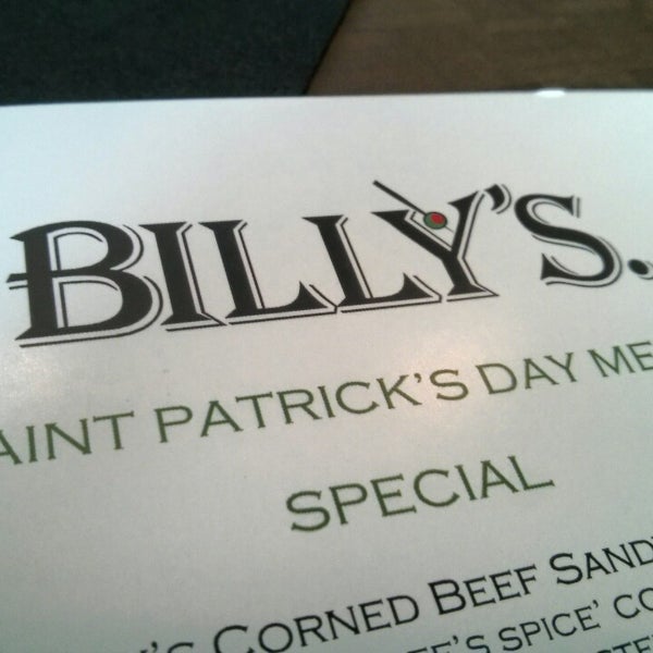 Photo taken at Billy&#39;s by Michael S. on 3/15/2014