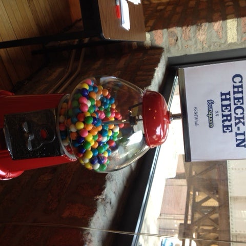 Check-in on 4sq to #SMWiab and get a free gumball!
