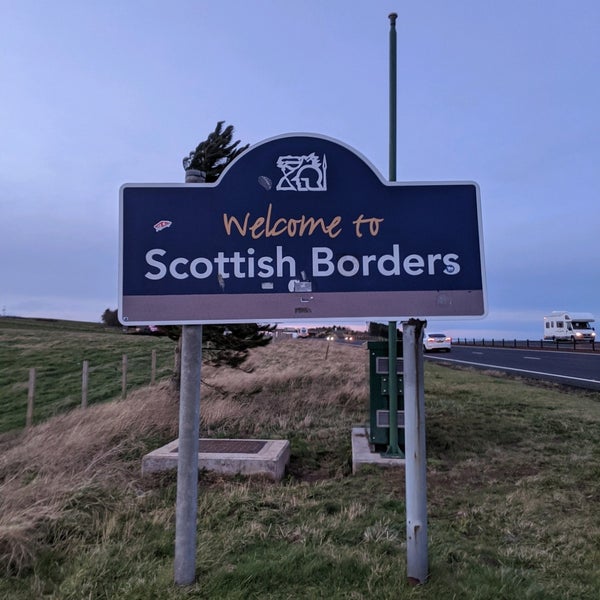 EnglandScotland Border A1 BerwickuponTweed, Northumberland