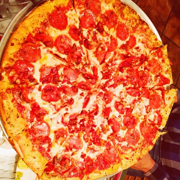 Pepperoni & Bacon Pizza...Mmm...