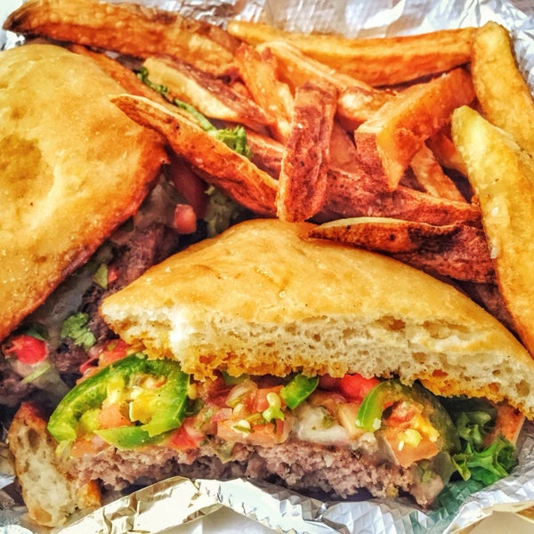 Fiesta Burger w / 🍟s #spicy #togo