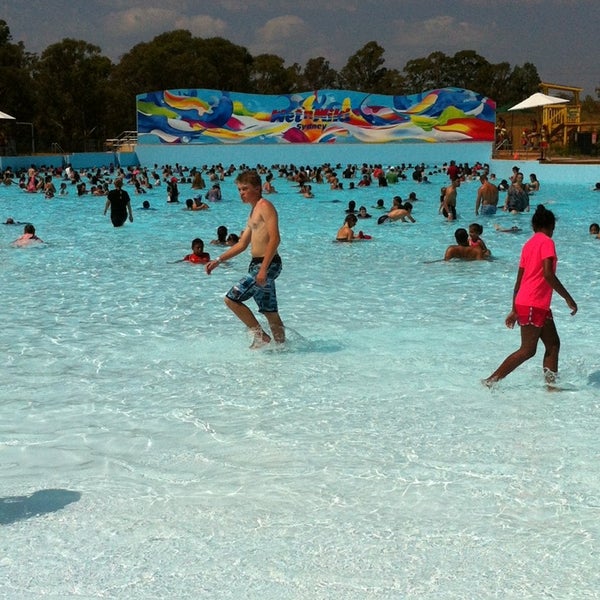 Photo taken at Raging Waters Sydney by Jeremy D. on 2/1/2014