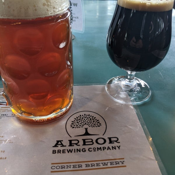 Photo taken at Arbor Brewing Company Microbrewery by David M. on 2/19/2021