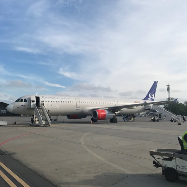 Photo taken at Aalborg Airport (AAL) by Jens D. on 5/18/2017