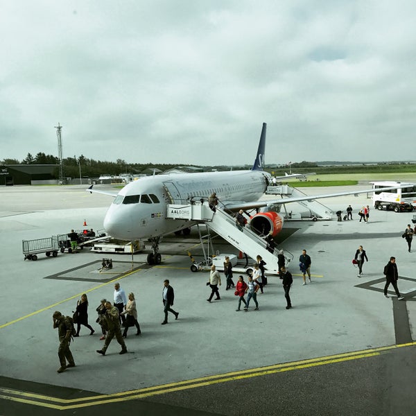 Photo taken at Aalborg Airport (AAL) by Jens D. on 5/22/2017