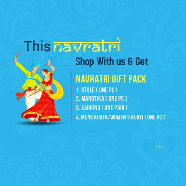 Enjoy Navratri 9 Days 9 Nights Offers including Gift Pack From Sareez.com :