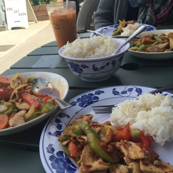 Photo taken at Kwanjai Thai Cuisine by Chandan J. on 5/17/2014