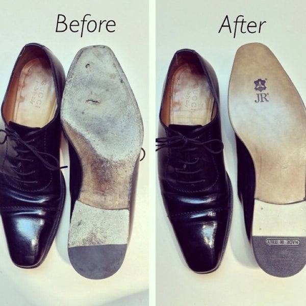 New leather soles + heels
