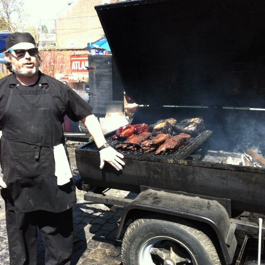 Photo taken at Dekes BBQ Carry- Out &amp; Catg by Jimmer S. on 4/7/2012