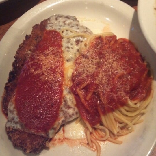 I don't like the chicken parmigiana.