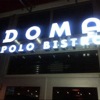 Photo taken at Doma Polo Bistro by Patrick M. on 9/6/2012