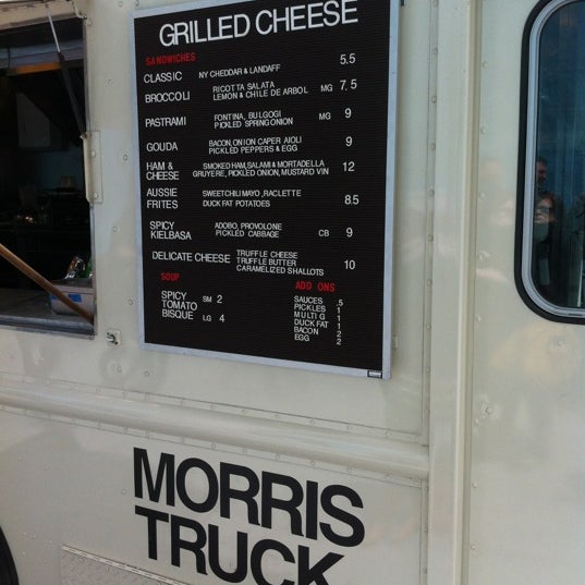 Photo taken at Morris Grilled Cheese Truck by Raymond V. on 4/24/2012