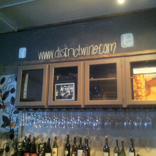 Photo taken at District Wine by frank C. on 5/18/2012
