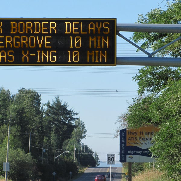 Photos at Huntingdon/Sumas Border Crossing Border Crossing