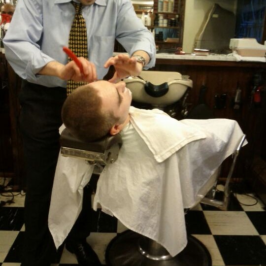 Photo taken at Paul Mole Barber Shop by Dan Z. on 2/25/2012