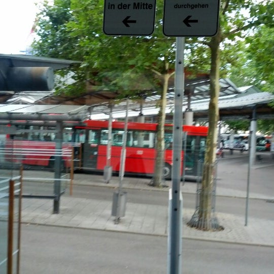 Photo taken at Zentraler Omnibusbahnhof Göppingen (ZOB) by Holle on 8/3/2012