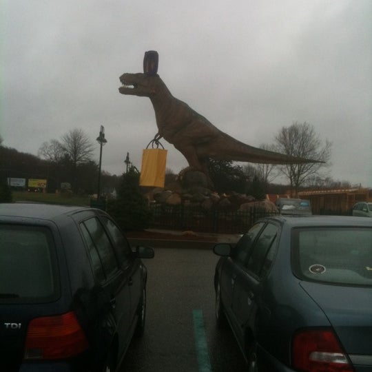 Photo taken at The Dinosaur Place at Nature&#39;s Art Village by Michelle D. on 3/31/2012