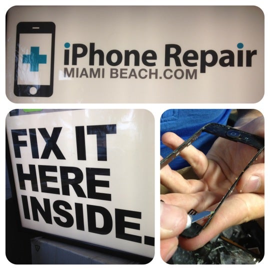 Photo taken at Iphone Repair Miami Beach by Mare R. on 6/8/2012