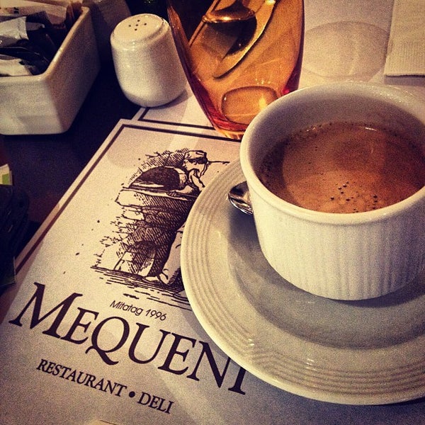 Photo taken at Mequeni Cafe by Mike M. on 9/11/2012