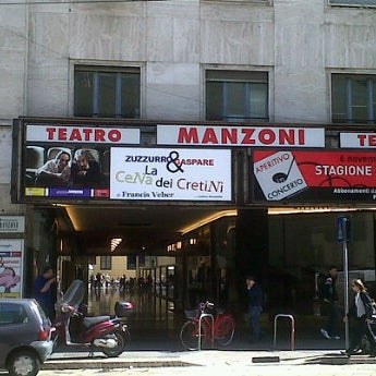 Photo taken at Teatro Manzoni by Valentino G. on 5/2/2012