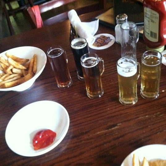 Photo taken at SBC Restaurant &amp; Brewery by Y F. on 8/11/2012