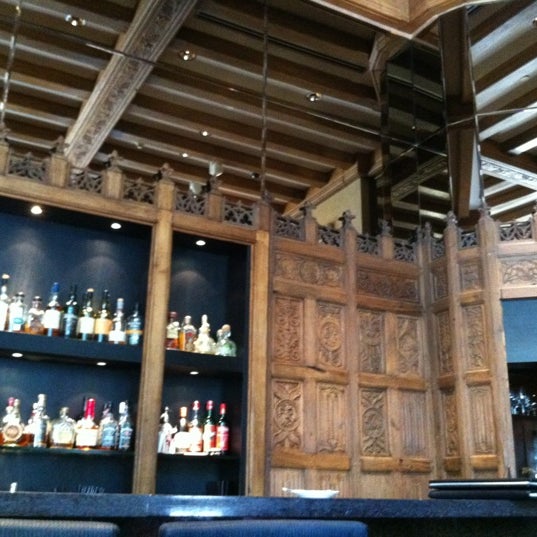 Decent selection of cocktails & whiskey. The wood paneling is amazing - from a French Normandy castle.