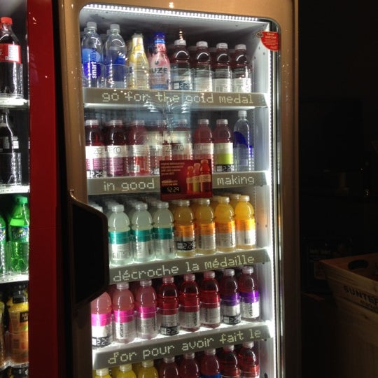 needs some hydration? grab a vitaminwater from the awesome vitaminwater fridge at the back entrance!