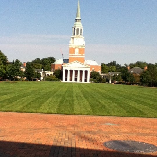 Photo taken at Wake Forest University by Greg A. on 8/21/2012