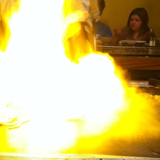 Photo taken at Kabuto Japanese Steakhouse and Sushi Bar by Derrell G. on 5/4/2012