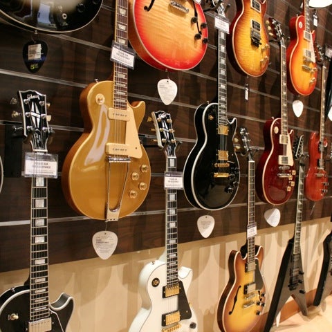 Photo taken at Cosmo Music - The Musical Instrument Superstore! by Christopher B. on 2/17/2012