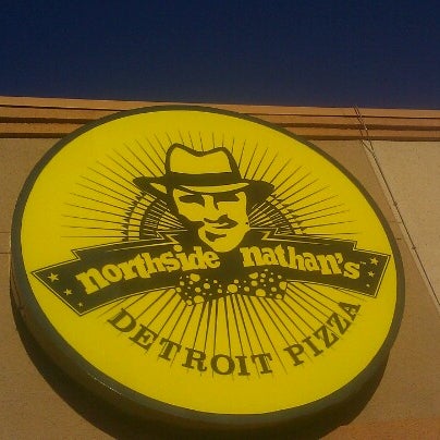 Photo taken at Northside Nathan&#39;s Pizza by @RainbowSteph B. on 8/28/2012