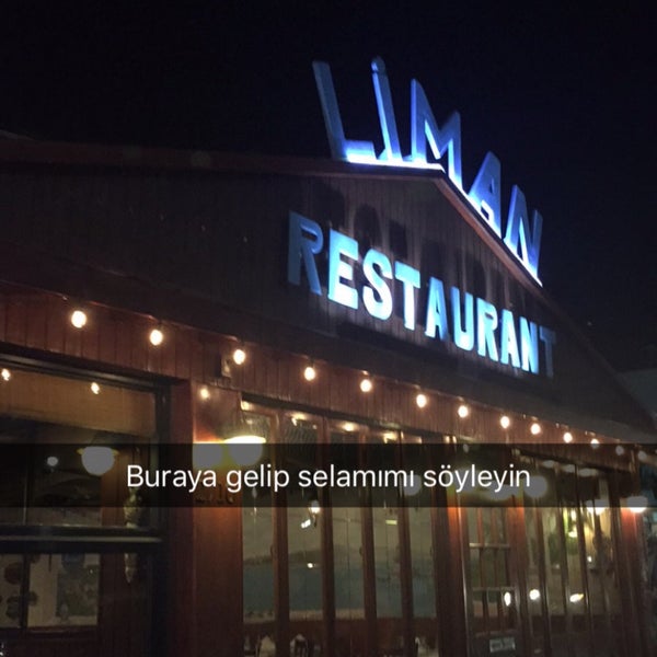 Das Foto wurde bei Liman Restaurant von Onur Arıkan am 10/18/2016 aufgenommen