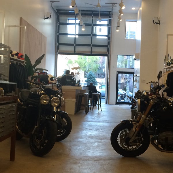 Photo taken at JANE Motorcycles by Emily T. on 4/25/2015