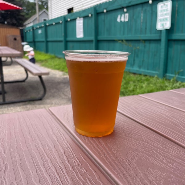 Photo taken at The Mitten Brewing Company by Jonathan A. on 7/27/2021