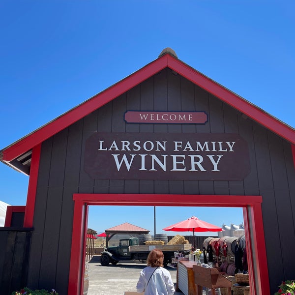 Снимок сделан в Larson Family Winery пользователем Robert F. 8/19/2022