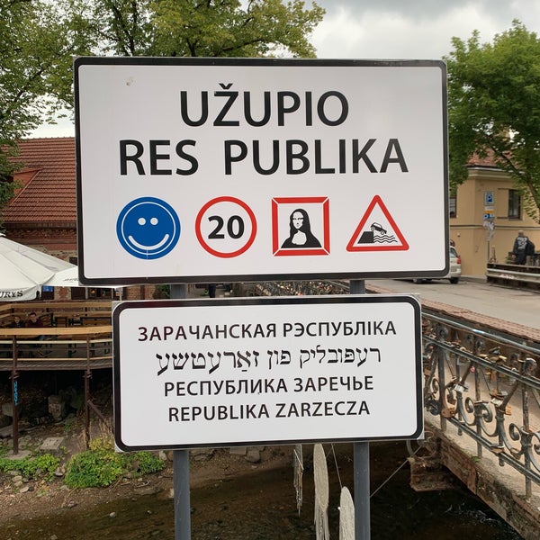 Foto tomada en Užupio tiltas | Užupis bridge  por Andreas E. el 7/18/2019