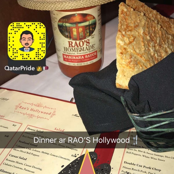 Photo taken at Rao&#39;s Hollywood by Hamad حَمَد 🇶🇦 on 3/15/2018