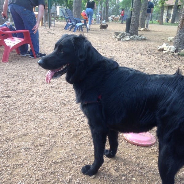 Photo taken at Dog House Drinkery Dog Park by Lacy M. on 4/18/2014