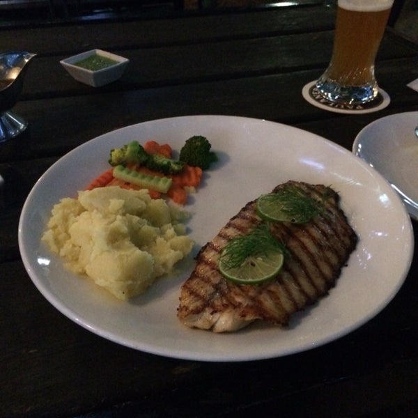 Sea bass and mash potatoes.... Grilled to perfection.