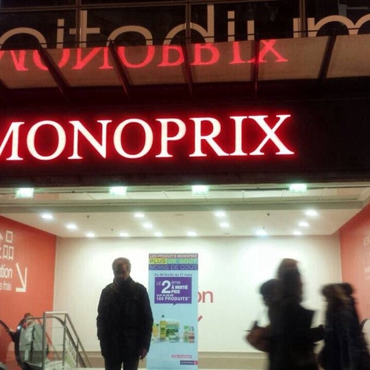 Photo taken at Monoprix by Kumi on 3/10/2014