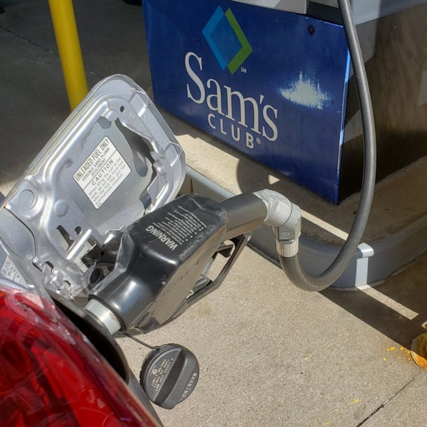 Sam's Club Gas Pump Fuel Station